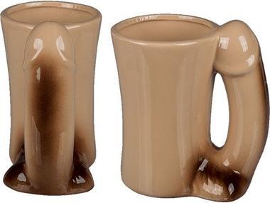 Actual product image Ootb Penis Mug Coffee Tea Cup as a Gift for Bachelor Party Fun