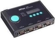 Actual product image Moxa 4-port RS-232422485 serial device server with adapter