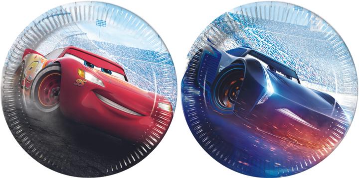 Image du produit Cars 8 assiettes en carton 23cm (8 x)