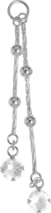 Produktbild Bijouteria Bauchpiercing-Anhänger (Kristall, Silber 925)