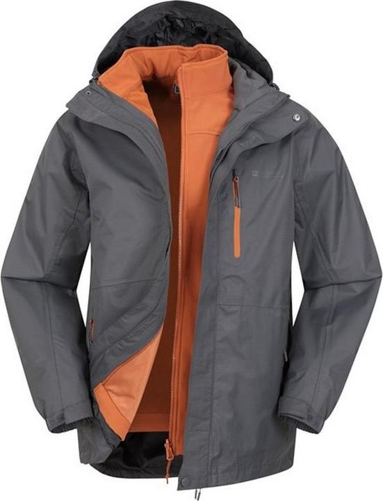 Immagine prodotto Mountain Warehouse Bracken Extreme Giacca Impermeabile 3 In 1 Uomo (XS)