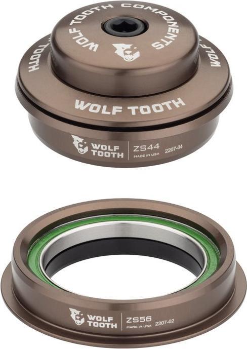 Produktbild Wolf Tooth Premium Tapered Steuersatz, 1 1/8"-1.5", ZS44/28.6 | ZS56/40, espresso