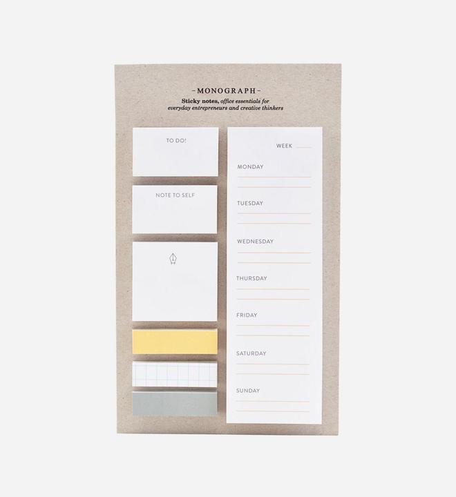 Image du produit Monograph Bloc-notes 12 x 21,5 cm, blanc (12 x 21,5 cm)