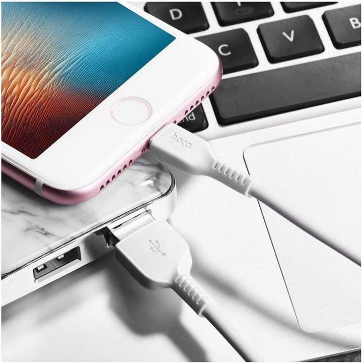 Immagine prodotto Partner Telecom Cable Hoco HOCO cable USB A to Lightning X13 1 m white (1 m, USB 3.2 Gen 1)