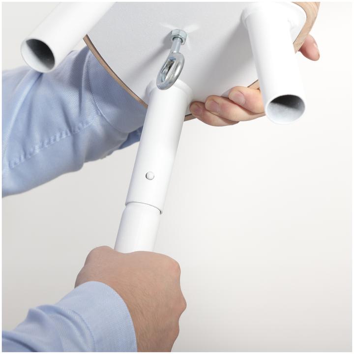 Immagine prodotto Schmusewolke Tipi weiss mit anthrazit Motor und Bio Federwiege