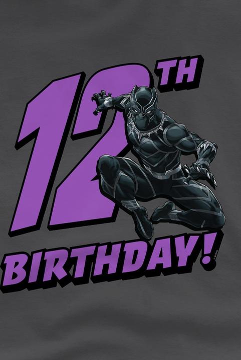 Produktbild Black TShirt 12er Geburstag (128)