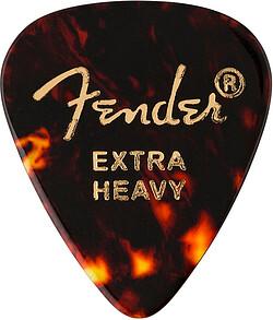 Actual product image Fender 351 Picks, XHeavy, Tortoise 12 (12 x)