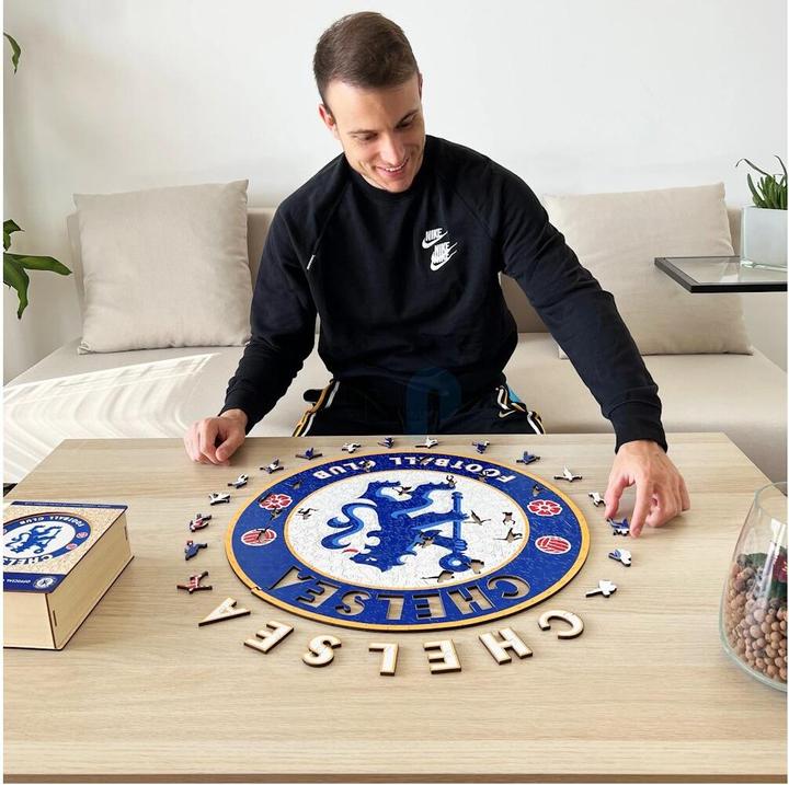 Produktbild Iconic Chelesea FC - Logo - Holz Puzzle Grösse M (270 Teile) (270 Teile)