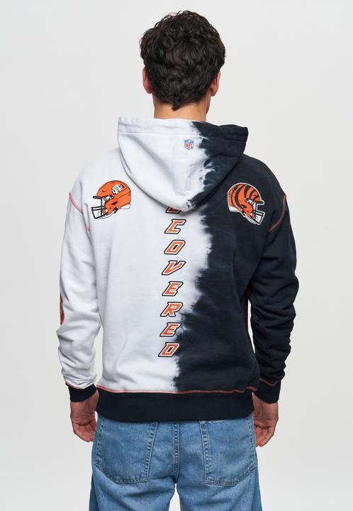 Immagine prodotto Recovered Felpa con cappuccio in pile Re:covered - INK DYE Cincinnati Bengals (L)