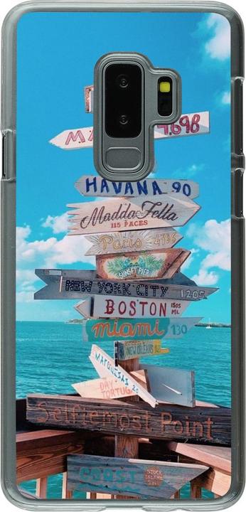 Actual product image PhoneLook Cover transparent Cool Cities Directions (Samsung Galaxy S9+)