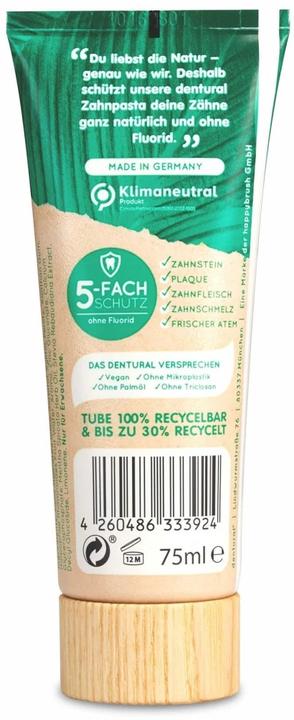 Produktbild happybrush Dentural Natural Fluoridfrei (75 ml)