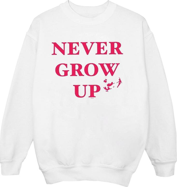 Disney Peter Pan Never Grow Up Sweatshirt (L)
