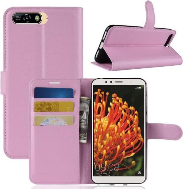 Immagine prodotto MU Classic Serie di copertine per libri in pelle Litchi (Huawei Y6 (2018))