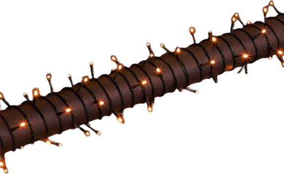 Produktbild Velleman Stella LED - 8 m - 120 LEDs - Arizona white (blass Orange) - grünes Kabel - 24 V (8 m)