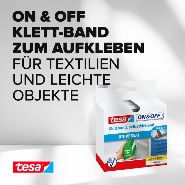 Actual product image tesa On Off Velcro (20 mm)