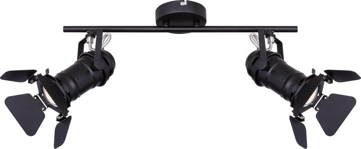 Produktbild Globo Strahler Egon schwarz 2xGU10 (GU10)