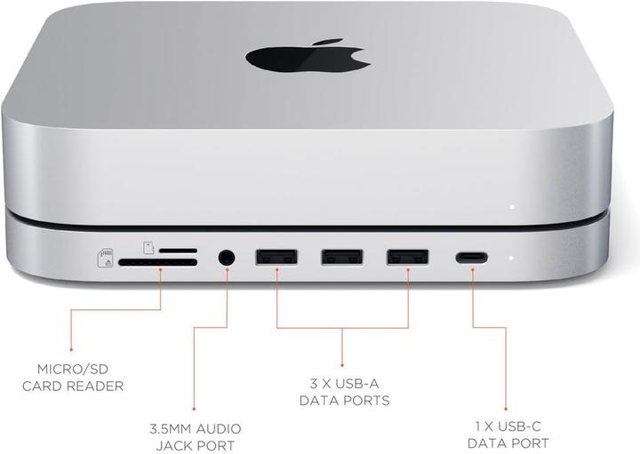 Produktbild Satechi USB-C Stand & Hub für Mac Mini (USB-C, 4 Ports)