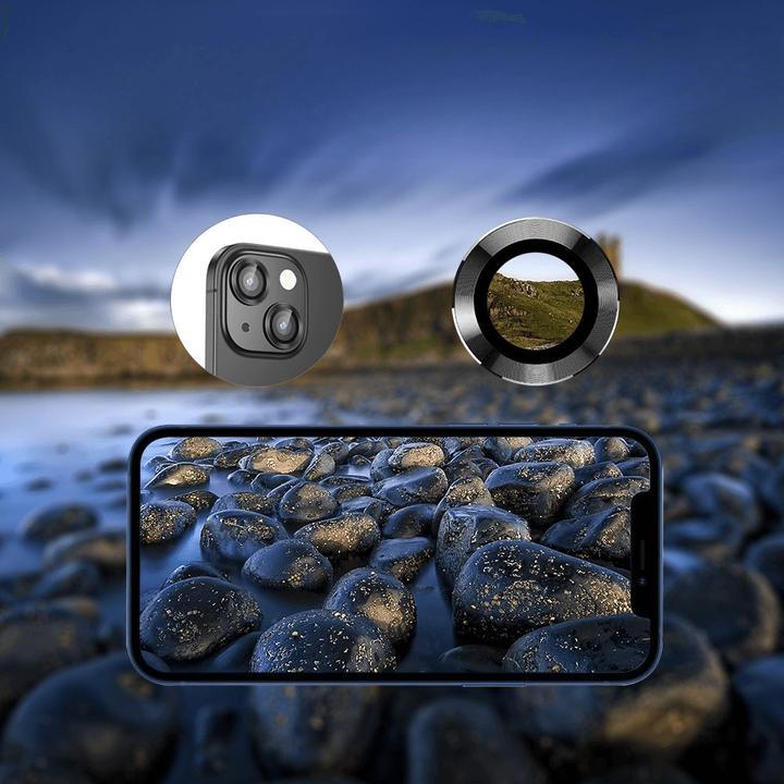 Productafbeelding Enkay iPhone 15 / 15 Plus - Camera Lenzen Beschermglas multicolor (2 Stuk, Apple iPhone 15 Plus, Apple iPhone 15)