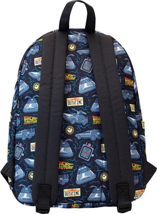 Actual product image Loungefly Universal by Full-Size Nylon Rucksack Back to the Future 40th Anniversary