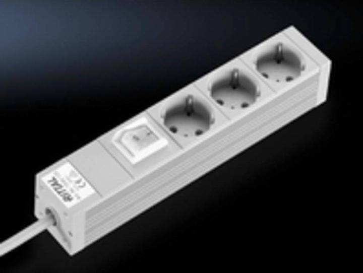 Actual product image Rittal Power strip (rack (3 x, CEE 7/3, 2 m)