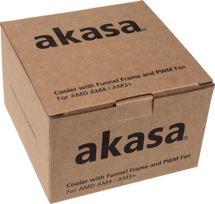 Actual product image Akasa Sunflower Mini Top Flow CPU Cooler (120 mm)