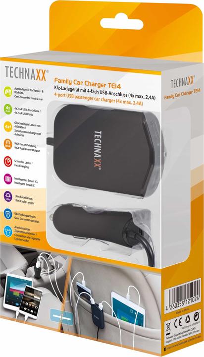 Produktbild Technaxx Family Car Charger TE14