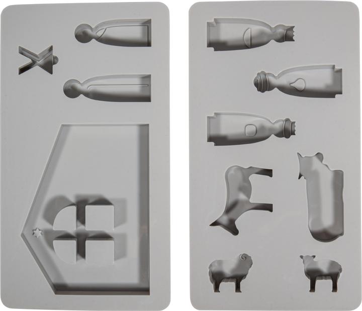 Actual product image Rayher Silicone casting mould "Nativity scene"
