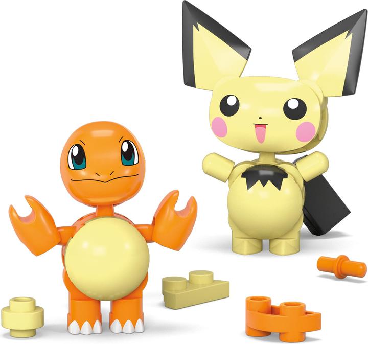 Produktbild Pokémon Bauset Poké Ball Collection: Glumanda & Pichu