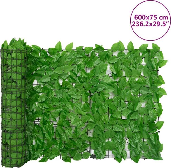 Produktbild VidaXL Balkon-Sichtschutz mit Blättern (150 cm)