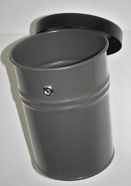Image du produit kaiserkraft Poubelle murale, verrouillable (16 l)