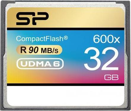 Immagine prodotto Silicon Power 32GB 600x CF Lettura fino a 90MB/s Interfaccia ATA Modalità PIO 6 MWDMA 4 UDMA 6 Funzione ECC Re (32 GB, CF, U3, UHS-III)