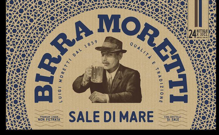 Produktbild Birra Moretti Sale di Mare (24 x 33 cl)