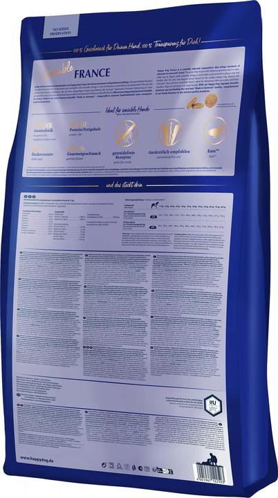 Produktbild Happy Dog Trockenfutter Sensible France, 4 kg (Adult, 1 Stk., 4000 g)