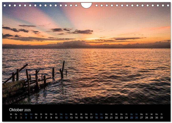 Image du produit Philippinen Foto Wandkalender 2025 (Wandkalender 2025 DIN A4 quer), Monatskalender (A4, Allemand)
