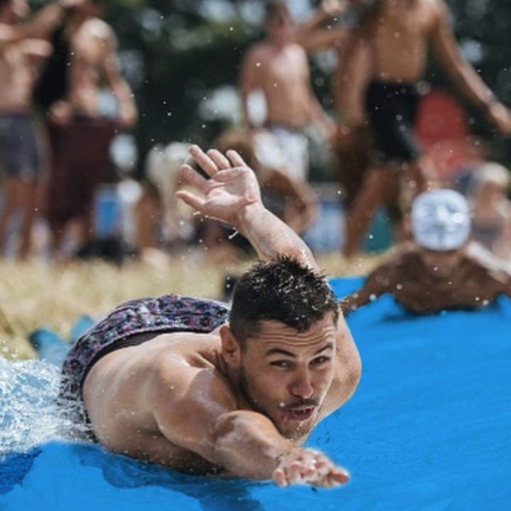 Actual product image Original Cup 2 Slip'n Slide - Riesige Wasserrutschmatte (20 Meter) (20 m)