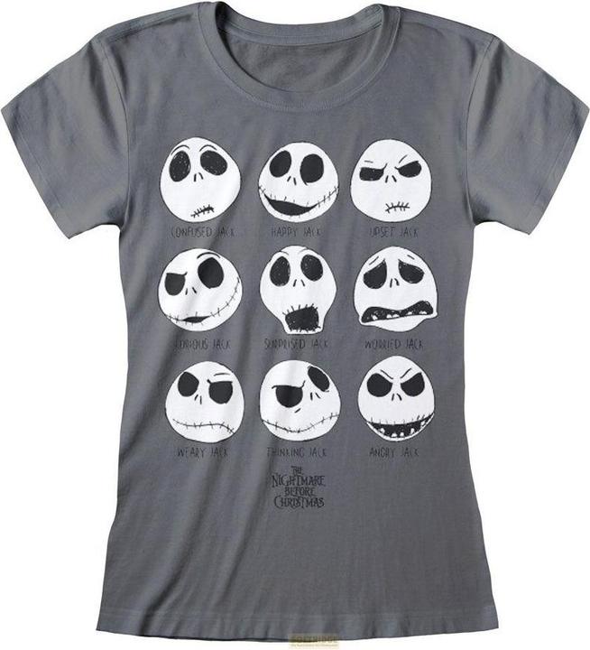 The Nightmare Before Christmas Many Faces Of Jack (Fitted) (S)