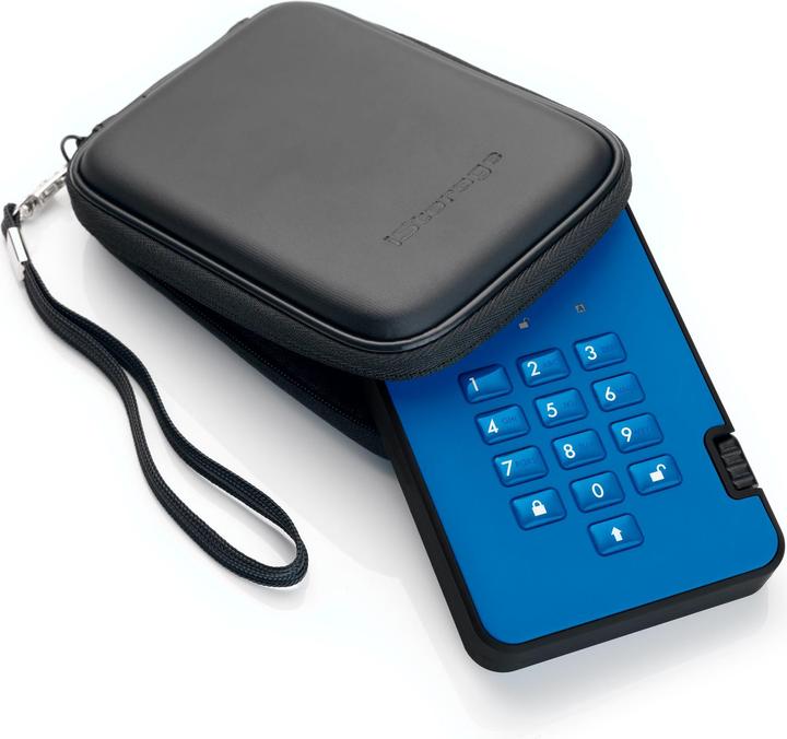 Actual product image iStorage diskAshur² - Hard disk - encrypted - 4 TB - external (portable) (4 TB)