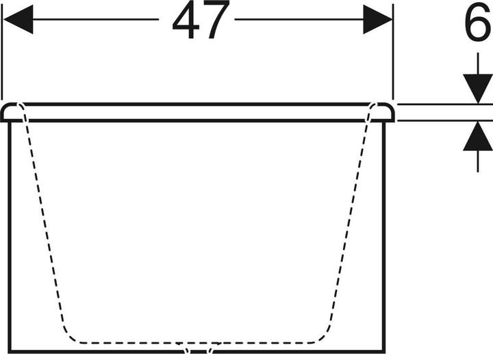 Produktbild Geberit Keramag Säuglingspflegebecken aus Varicor 40l (86 cm, 76.50 cm)