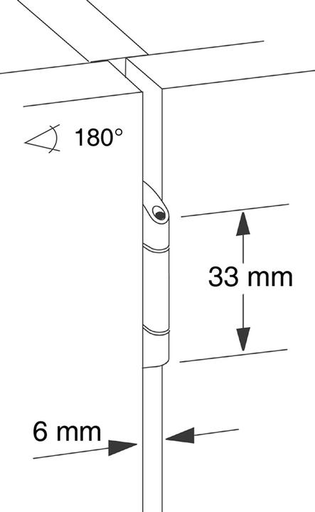 Image du produit Prämeta Charnières d'angle type 2650, re