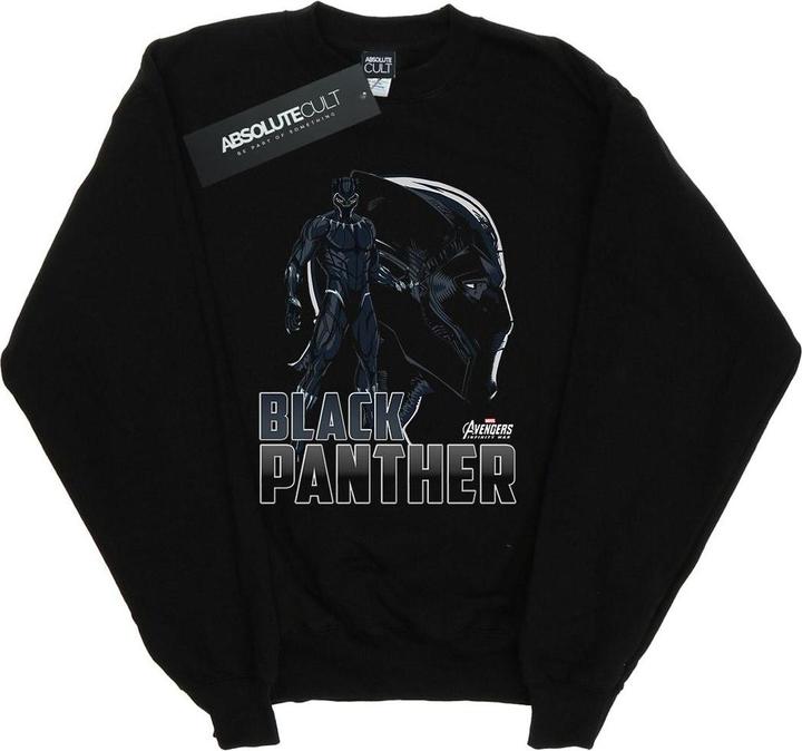 Avengers Infinity War Black Panther Character Sweatshirt Jungen