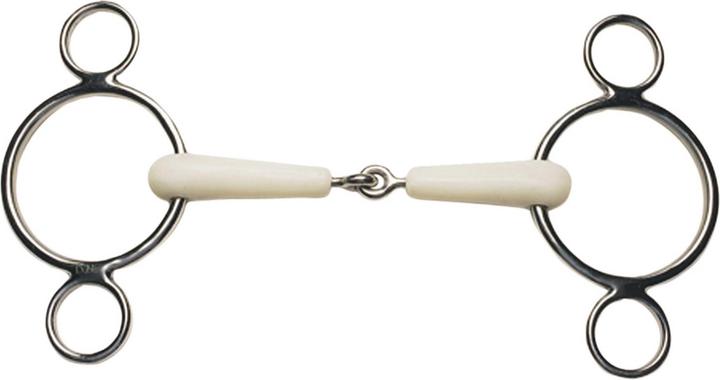 Actual product image Korsteel Horses Flexi single broken 2 ring snaffle