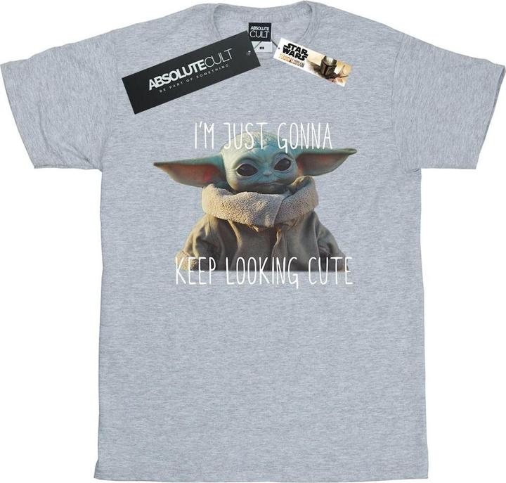 Star Wars The Mandalorian Keep Looking Cute TShirt (M)