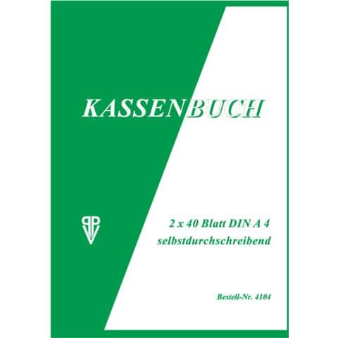 Produktbild Neutral Kassenabrechnung Formularbuch 4104 (40 x)