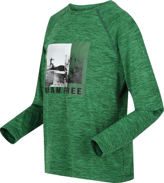 Actual product image Regatta Childrens/Kids Burnlee Roam Free Graphic Print Marl T-Shirt (128)