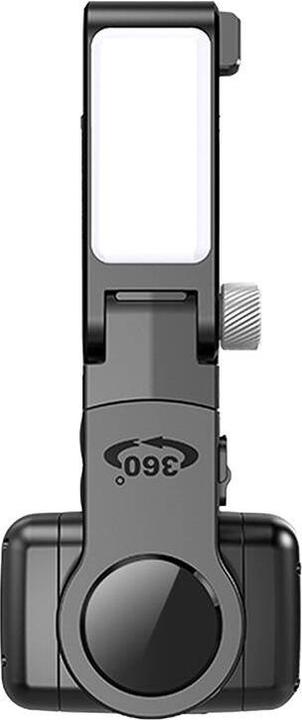 Actual product image Apexel Gimbal/tripod Q18 with light (black) (Smartphone, 0.25 kg)