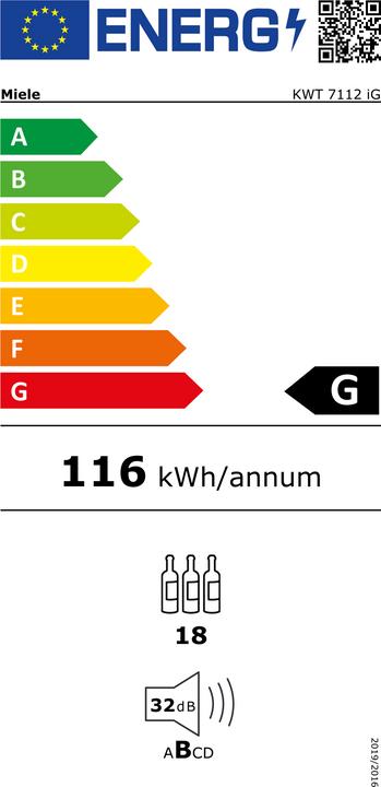 Energy Label Miele KWT7112IG SW