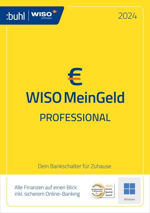 Produktbild Buhl Data Service Buhl Data WISO Mein Geld Professional 2024 Download Code (1 User, unbegrenzt)