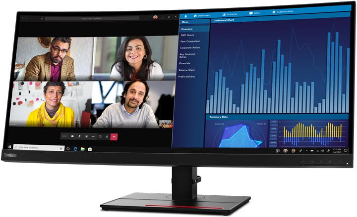 Actual product image Lenovo DUPLIKAT ThinkVision P34w-20 (3440 x 1440 pixels, 34.14")