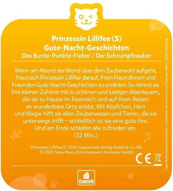 Image du produit Tigermedia Tigercard Princesse Lillifee (5) : Bedtime Stories - Episode 9+10 (Allemand)