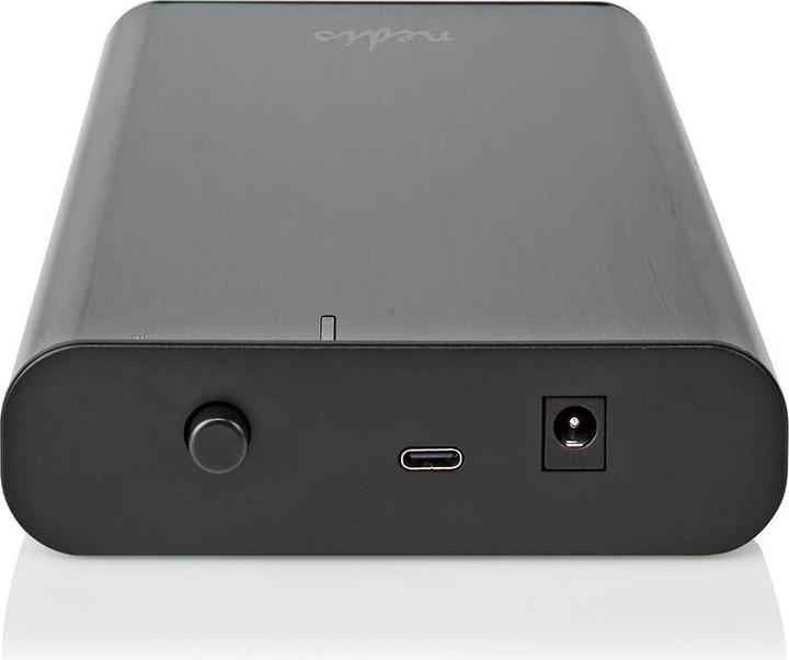 Actual product image Nedis Hard Drive Enclosure | 3.5 " | USB 3.1 Gen1 | USB Type-A / USB Type-C™ | Notebook / PC | Alumini (3.5")